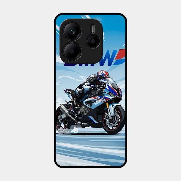 Super Sports Bike V2 Glass Case Cover For Redmi Note 14 5G