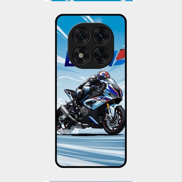 Super Sports Bike V2 Glass Case Cover For Redmi Note 14 Pro 5G