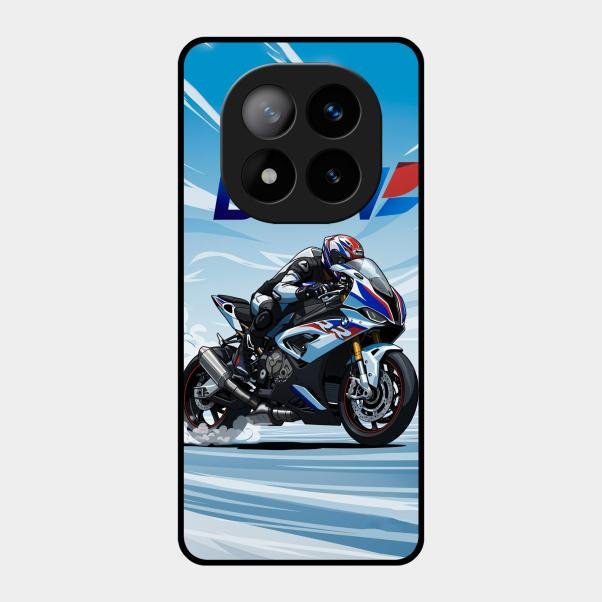 Super Sports Bike V2 Glass Case Cover For Redmi Note 14 Pro Plus 5G