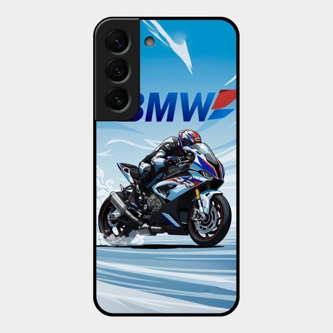 Super Sports Bike V2 Glass Case Cover For Samsung Galaxy S22 Plus 5G