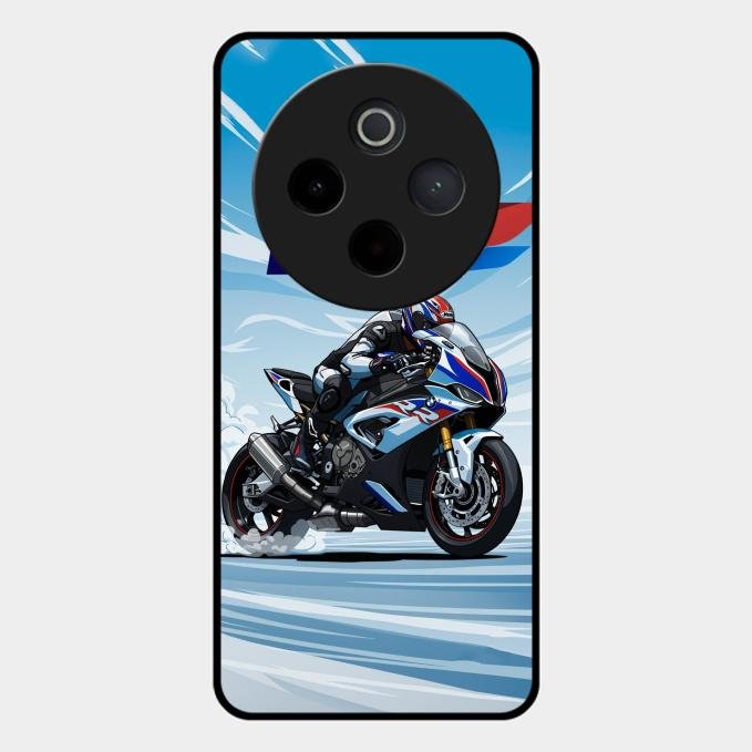Super Sports Bike V2 Glass Case Cover For Vivo T4 5G