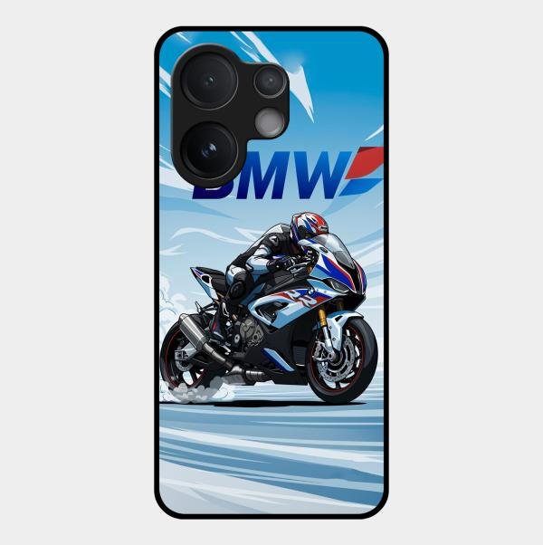 Super Sports Bike V2 Glass Case Cover For Vivo T4 Pro 5G