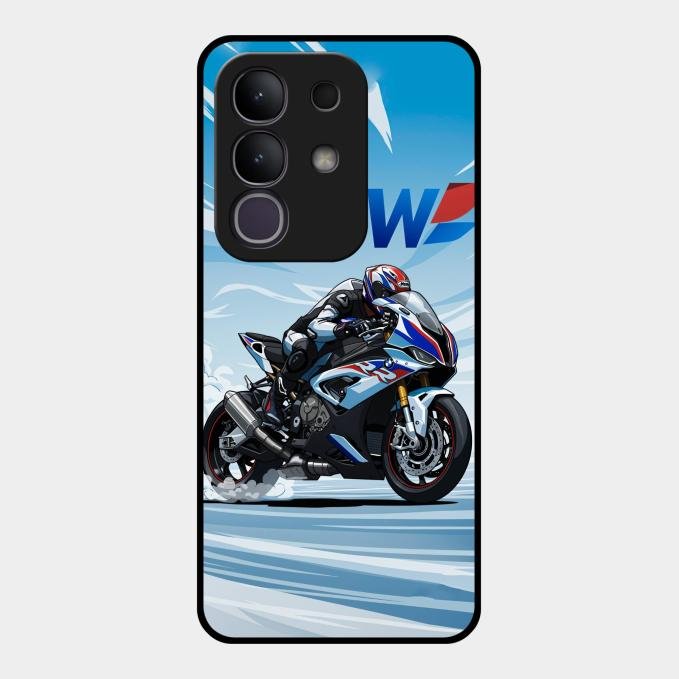 Super Sports Bike V2 Glass Case Cover For Vivo T4X 5G