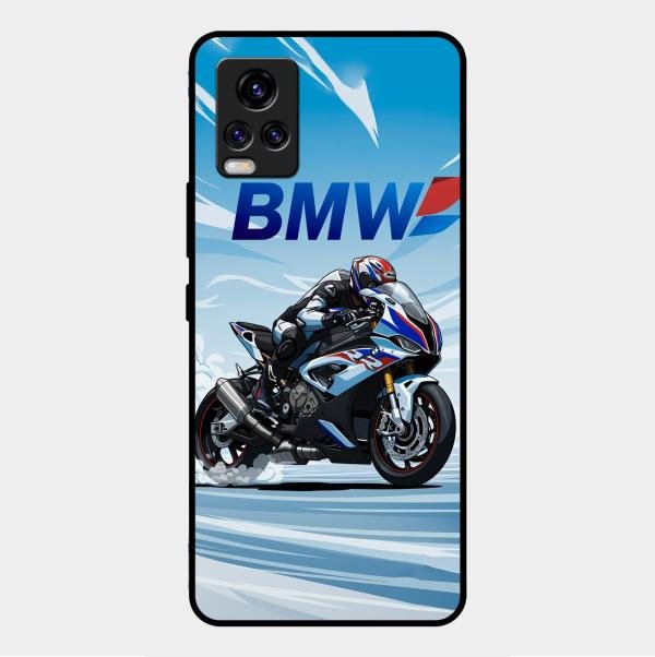 Super Sports Bike V2 Glass Case Cover For Vivo V20 2021