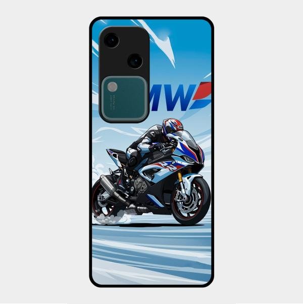 Super Sports Bike V2 Glass Case Cover For Vivo V30 5G