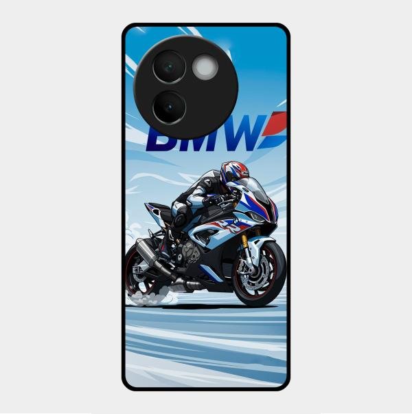Super Sports Bike V2 Glass Case Cover For Vivo V30E 5G