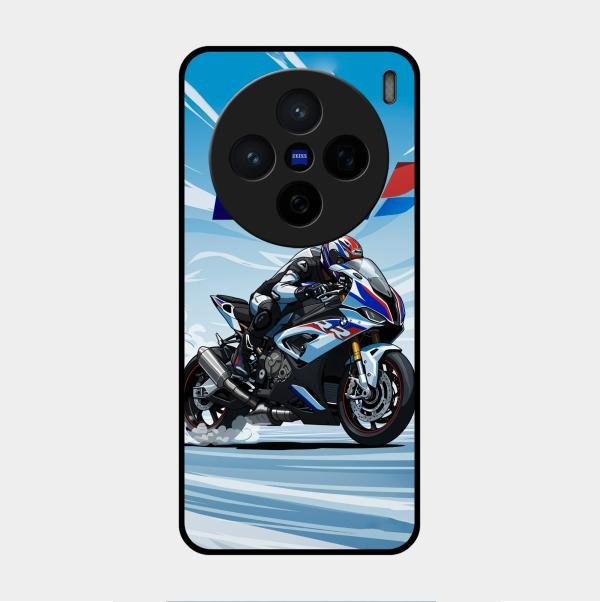 Super Sports Bike V2 Glass Case Cover For Vivo X200 5G
