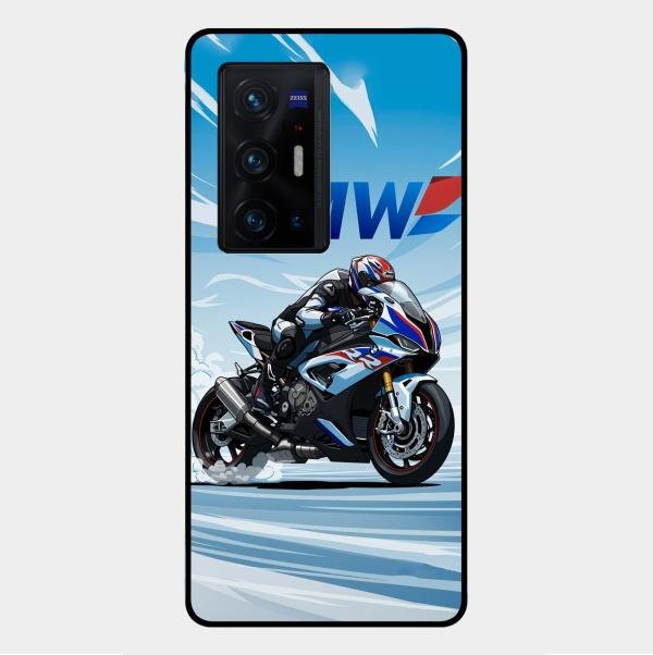Super Sports Bike V2 Glass Case Cover For Vivo X70 Pro Plus 5G