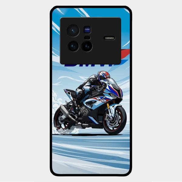 Super Sports Bike V2 Glass Case Cover For Vivo X80 5G
