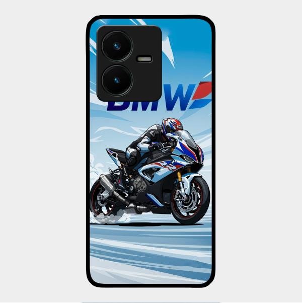 Super Sports Bike V2 Glass Case Cover For Vivo Y22