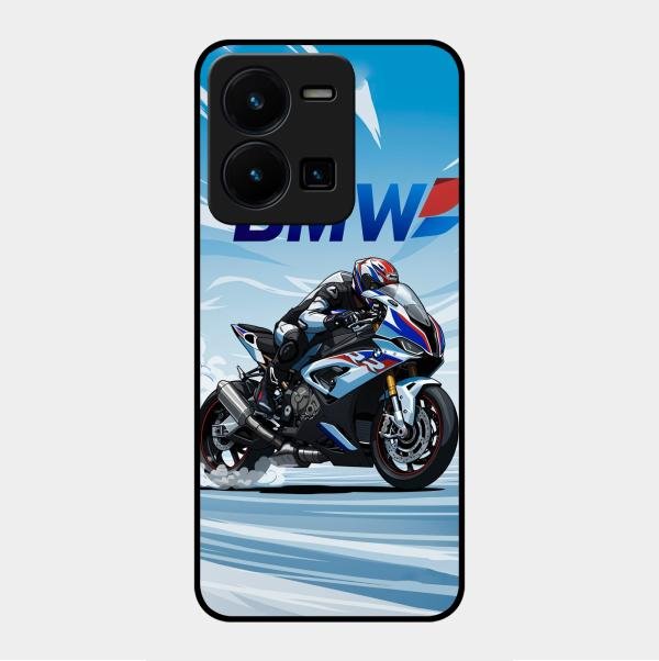 Super Sports Bike V2 Glass Case Cover For Vivo Y35