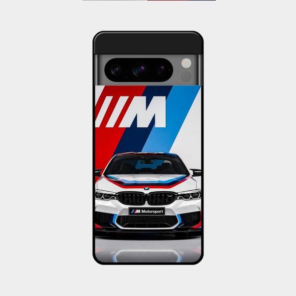 Super Sports Car Glass Case Cover For Google Pixel 8 Pro 5G