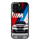 Super Sports Car Glass Case Cover For iPhone 15 Pro