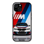 Super Sports Car Glass Case Cover For iPhone 15