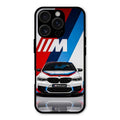 Super Sports Car Glass Case Cover For iPhone 16 Pro Max