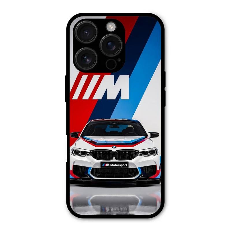 Super Sports Car Glass Case Cover For iPhone 16 Pro Max