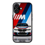 Super Sports Car Glass Case Cover For iPhone 17