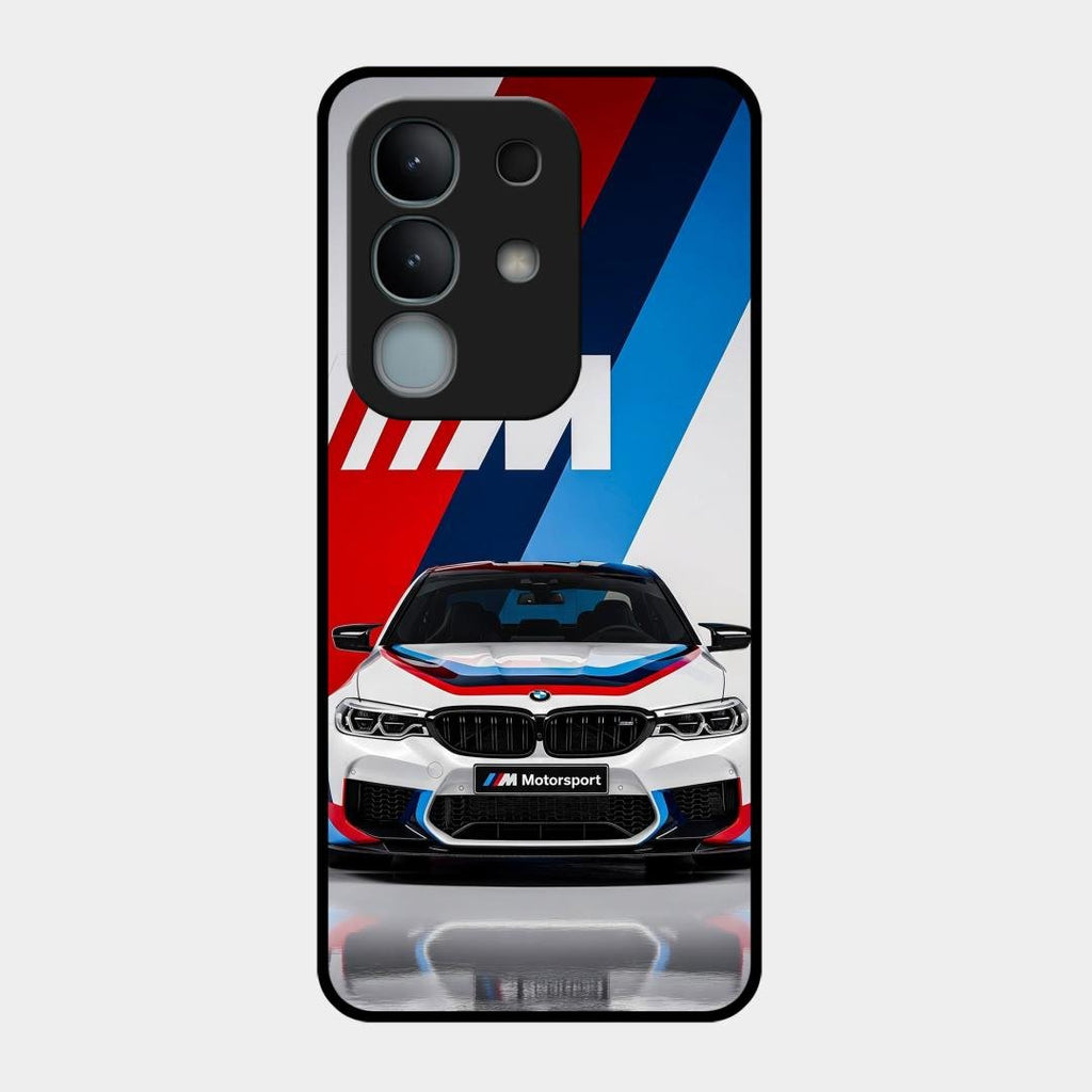 Super Sports Car Glass Case Cover For iQOO Z10x 5G