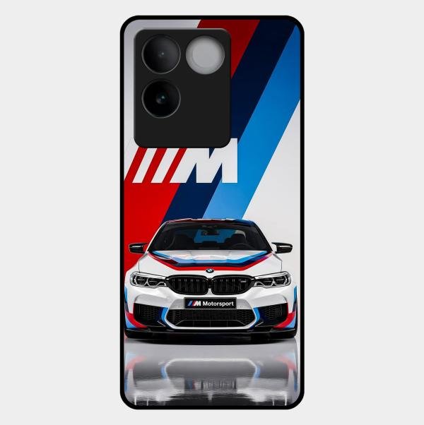 Super Sports Car Glass Case Cover For Iqoo Z7 Pro 5G