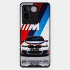 Super Sports Car Glass Case Cover For Iqoo Z7 Pro 5G
