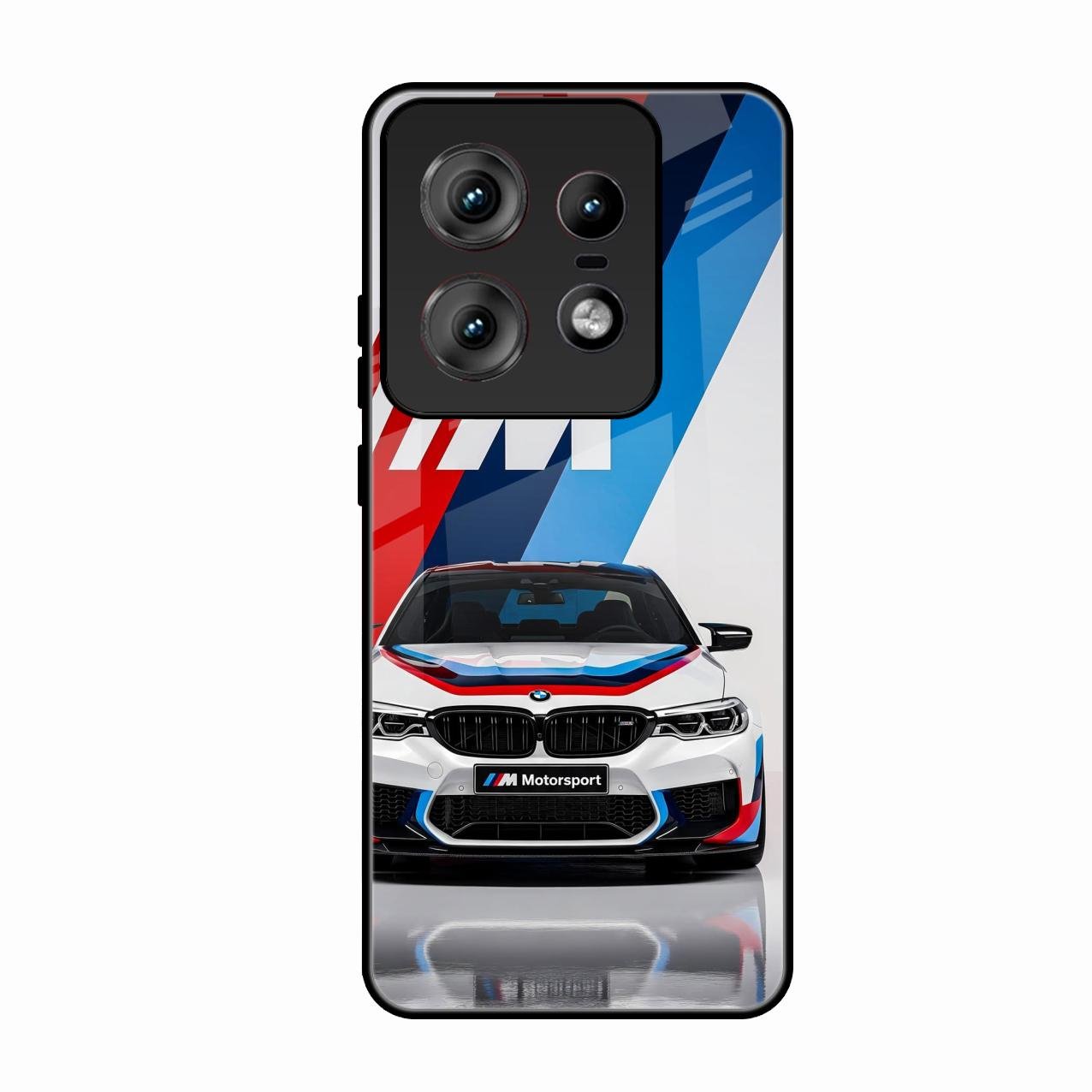 Super Sports Car Glass Case Cover For Motorola Edge 50 Pro