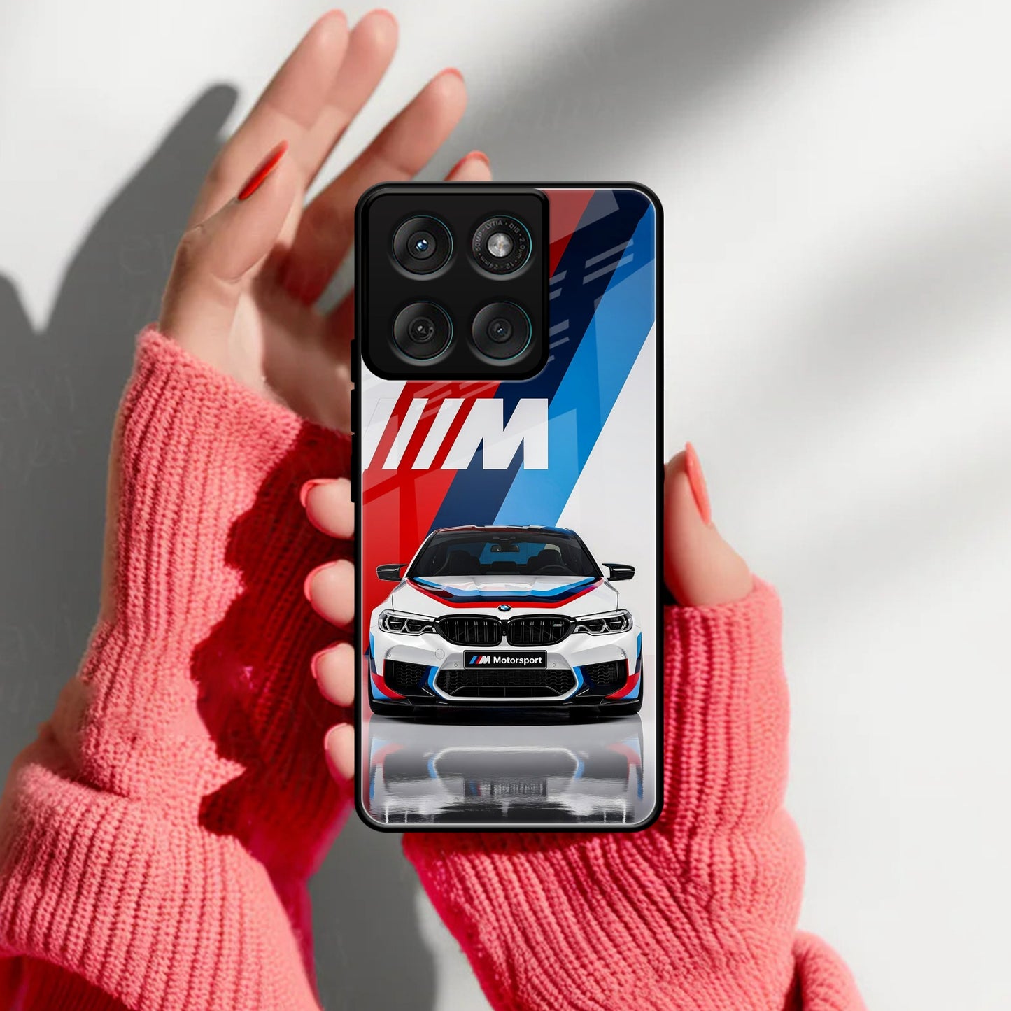 Super Sports Car Glass Case Cover For Motorola