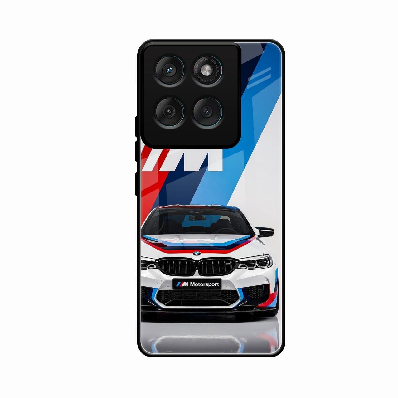 Super Sports Car Glass Case Cover For Motorola G67 Power 5G