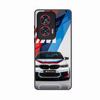 Super Sports Car Glass Case Cover For Motorola G85 5G