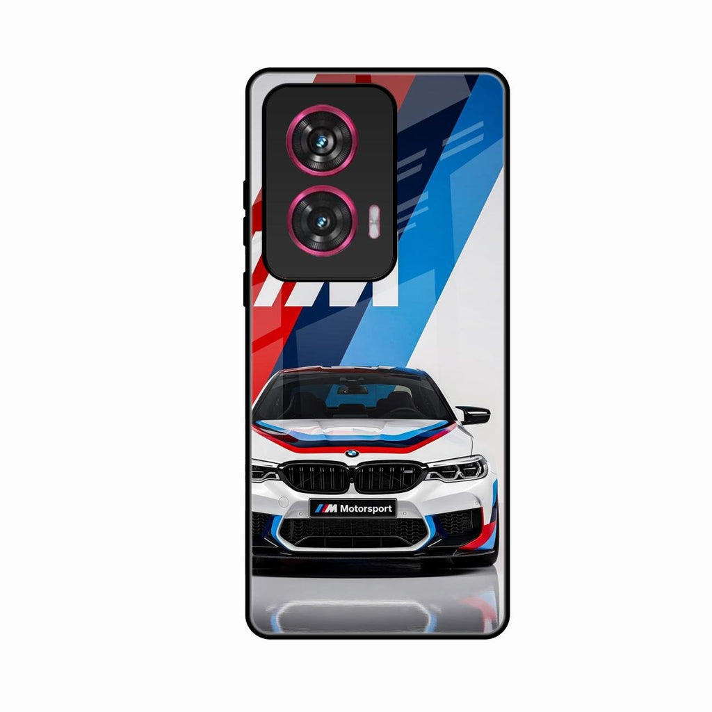 Super Sports Car Glass Case Cover For Motorola G96 5G