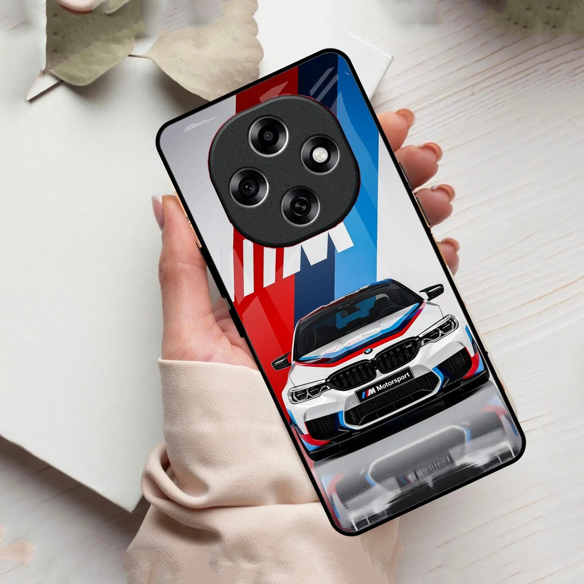 Super Sports Car Glass Case Cover For Oppo