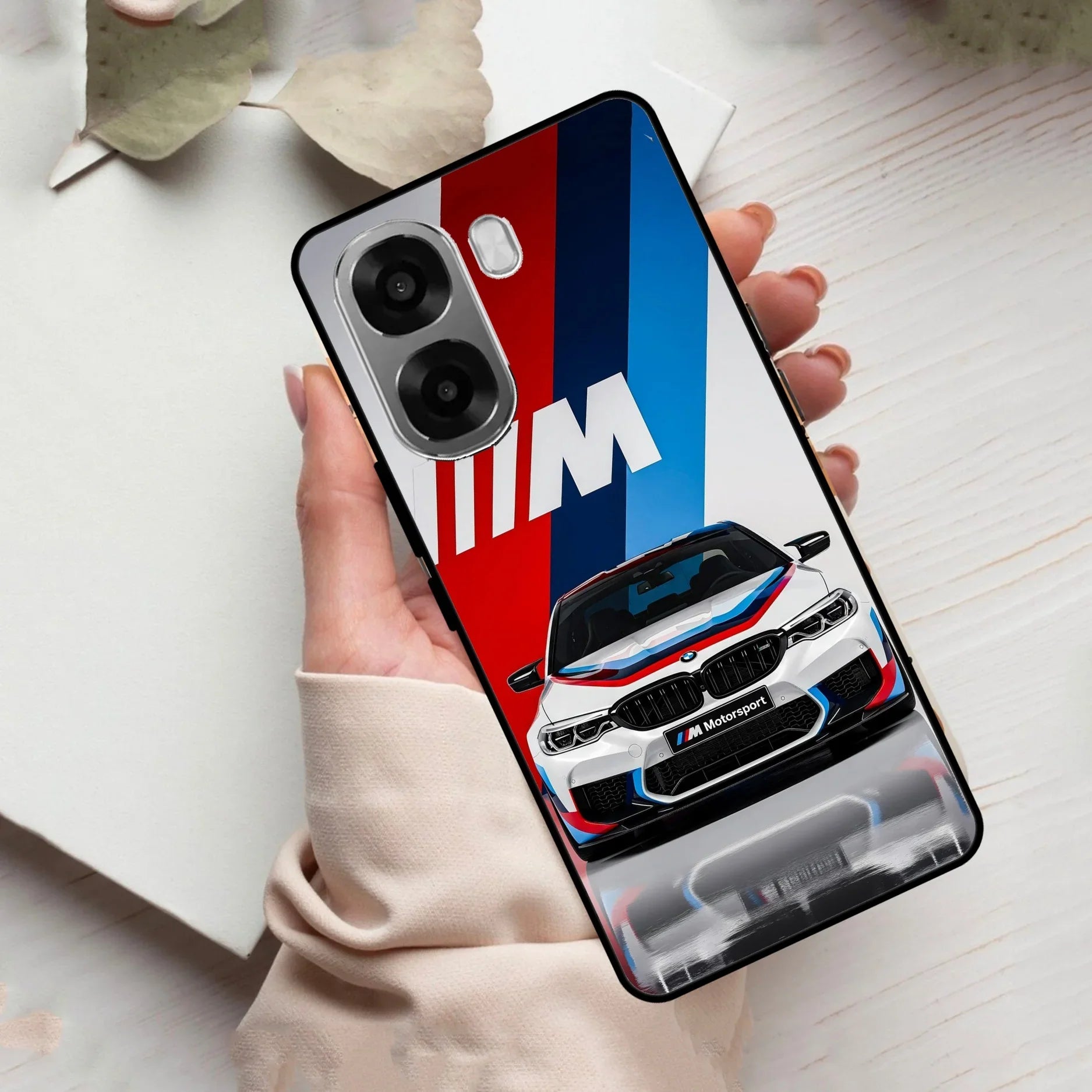 Super Sports Car Glass Case Cover For Oppo