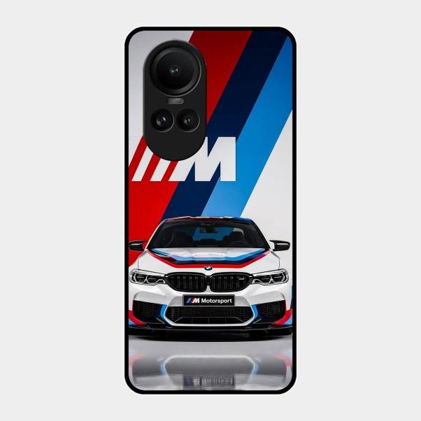 Super Sports Car Glass Case Cover For Oppo Reno 10 5G