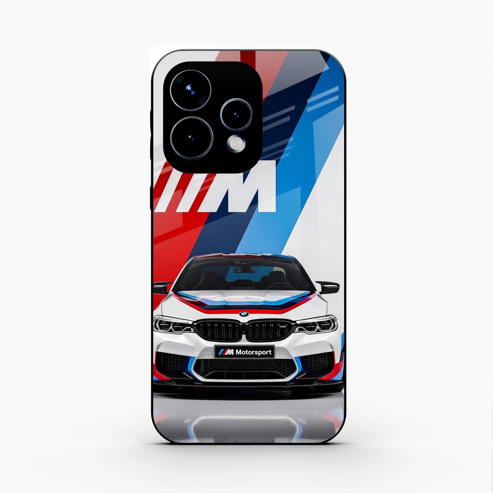 Super Sports Car Glass Case Cover For Oppo Reno 15 5G