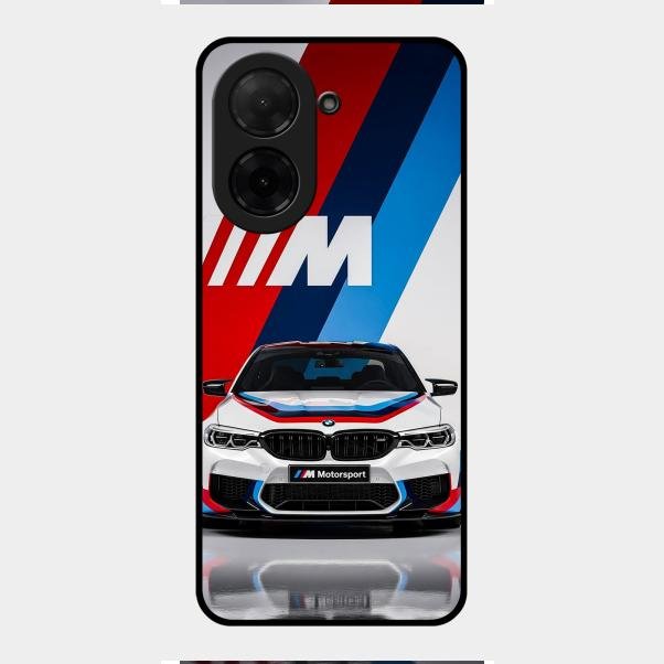 Super Sports Car Glass Case Cover For Poco C71