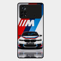 Super Sports Car Glass Case Cover For Poco X4 Pro 5G
