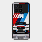 Super Sports Car Glass Case Cover For Poco X6 Pro 5G