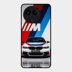 Super Sports Car Glass Case Cover For Realme 11X 5G