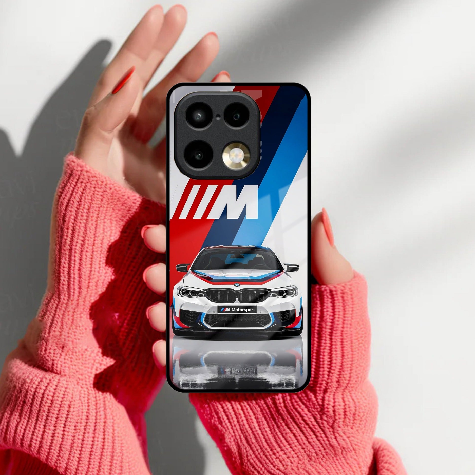 Super Sports Car Glass Case Cover For Realme