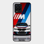 Super Sports Car Glass Case Cover For Realme 8 Pro