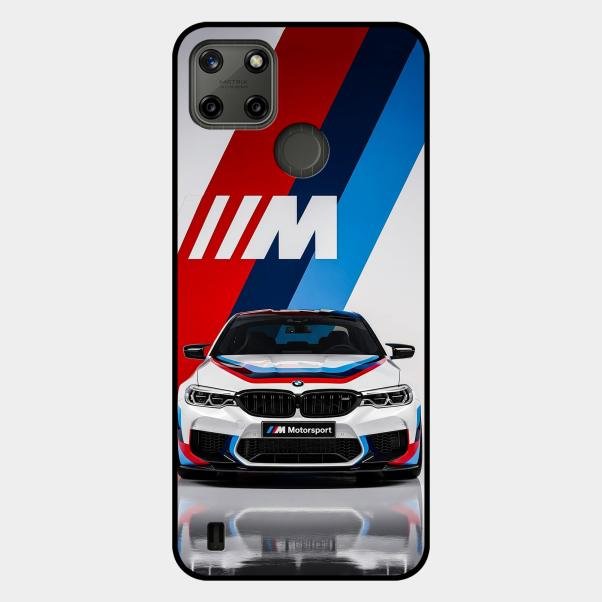 Super Sports Car Glass Case Cover For Realme C25Y