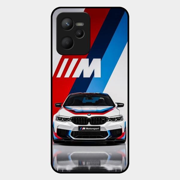 Super Sports Car Glass Case Cover For Realme C35