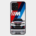 Super Sports Car Glass Case Cover For Redmi 12 5G