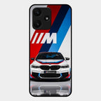 Super Sports Car Glass Case Cover For Redmi 12 5G