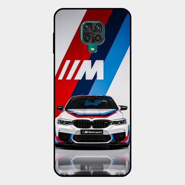 Super Sports Car Glass Case Cover For Redmi Note 10 Lite
