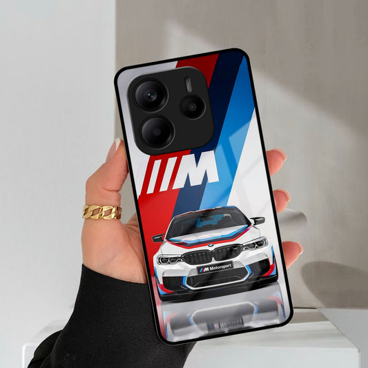 Super Sports Car Glass Case Cover For Redmi