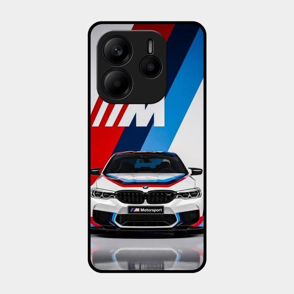 Super Sports Car Glass Case Cover For Redmi Note 14 Se 5G