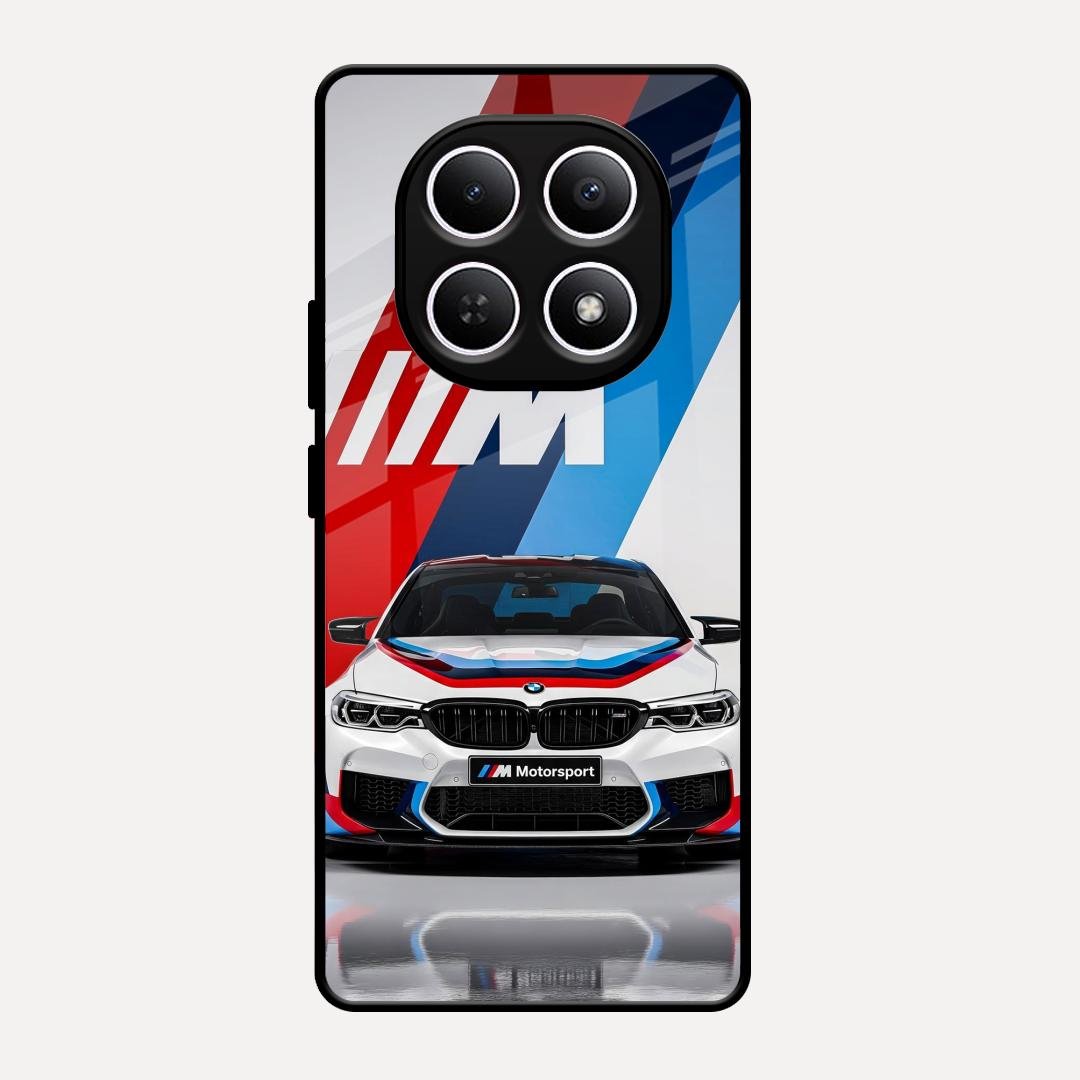 Super Sports Car Glass Case Cover For Redmi Note 15 5G