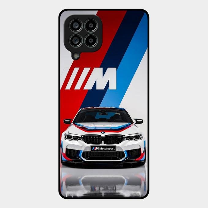 Super Sports Car Glass Case Cover For Samsung Galaxy M53 5G