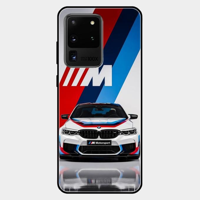 Super Sports Car Glass Case Cover For Samsung Galaxy S20 Ultra