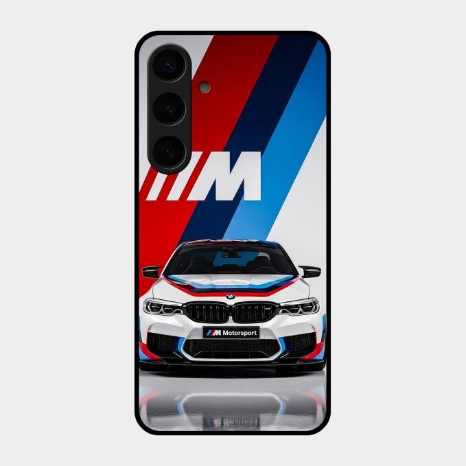 Super Sports Car Glass Case Cover For Samsung Galaxy S24 Plus 5G